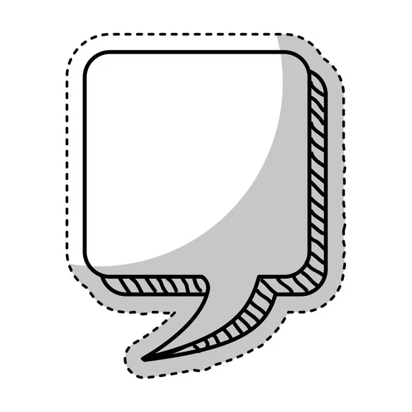 Speech bubble message icon — Stock Vector