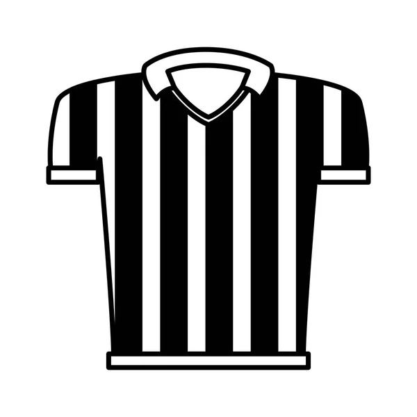 Referee shirt uniform icon — Stock Vector