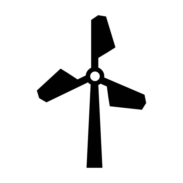 Turbine energie geïsoleerde pictogram — Stockvector