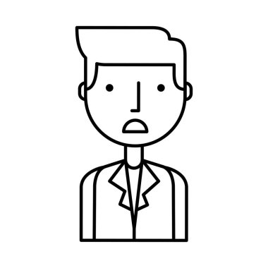 işadamı karakter izole simgesi