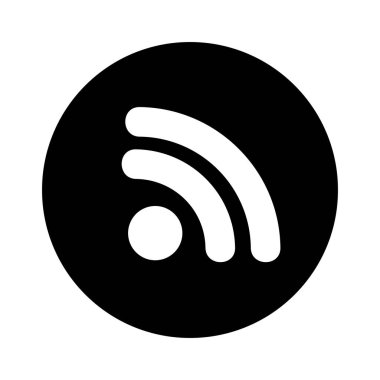 WiFi sinyal izole simgesi