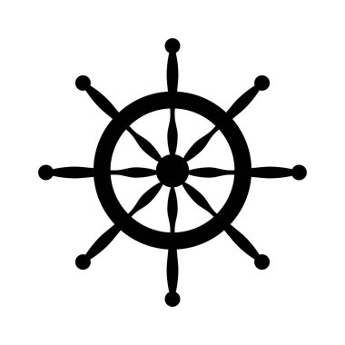 Timon tekne izole simgesi