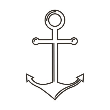 çapa Denizcilik izole simgesi