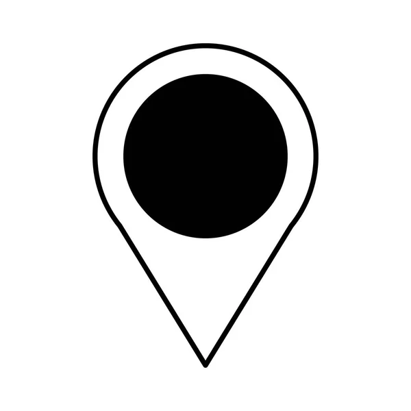 PIN aanwijzer locatiepictogram — Stockvector