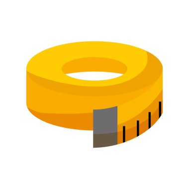 mezura izole simgesi