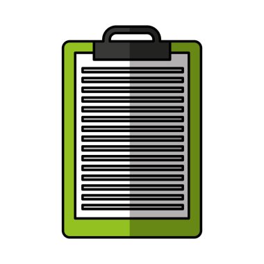 Pano kağıt izole simgesi