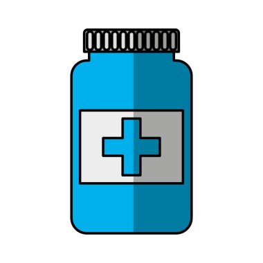 şişe ilaç izole simgesi