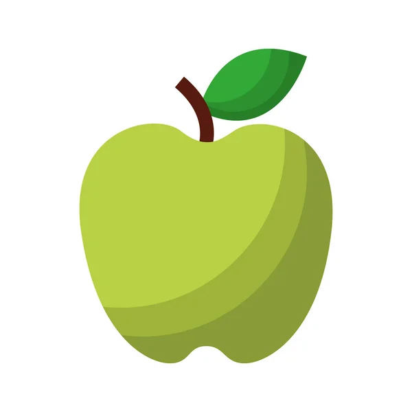 Ikona świeżych owoców jabłoni — Wektor stockowy