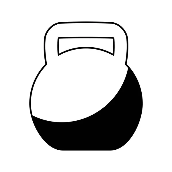 Icona dell'attrezzatura di sollevamento pesi — Vettoriale Stock