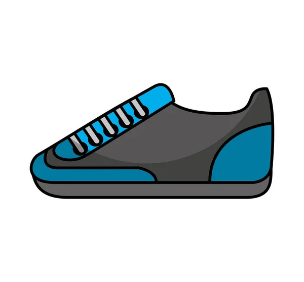 Zapato deporte aislado icono — Vector de stock