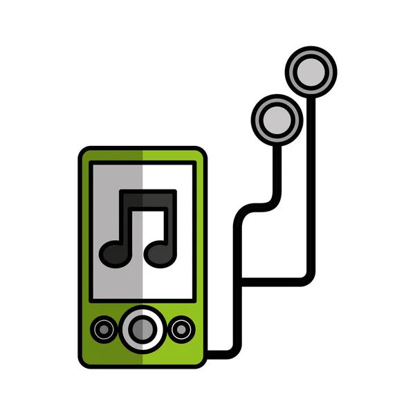 MP3 muzyka gracz ikona — Wektor stockowy