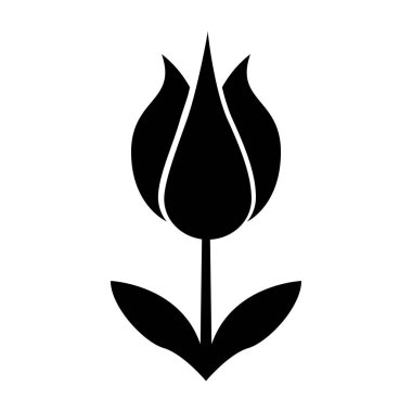 Sevimli çiçek doğa simgesi