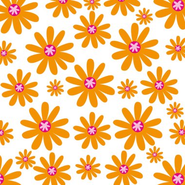 Sevimli çiçek desen arka plan