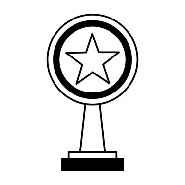 Kupa Ödülü izole simgesi