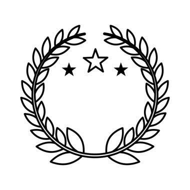 çelenk taç amblemi yapraklar