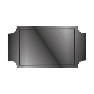 Bilet sinema izole simgesi