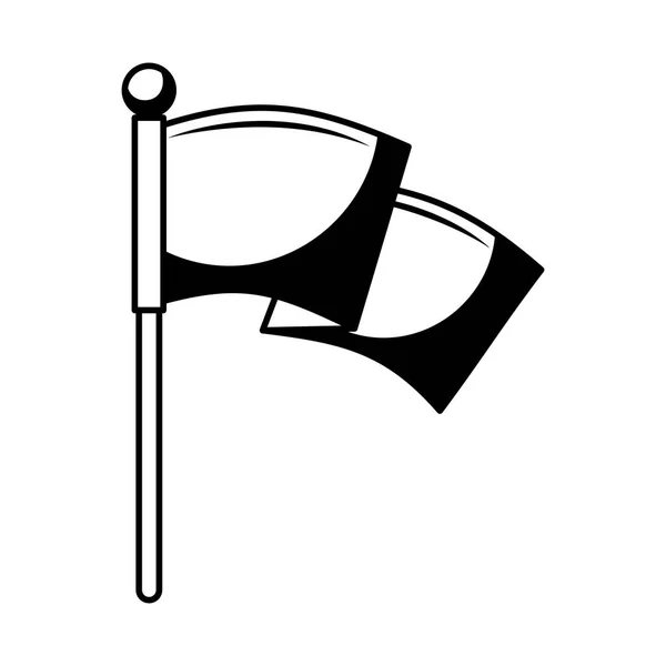 Значок розташування прапора — стоковий вектор