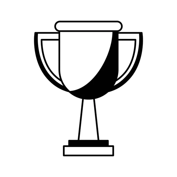 Trophée prix icône isolée — Image vectorielle