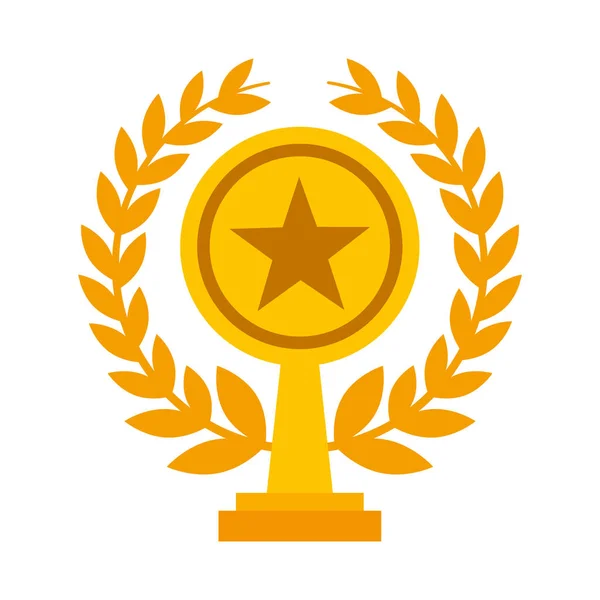 Trophy award isolerade ikonen — Stock vektor
