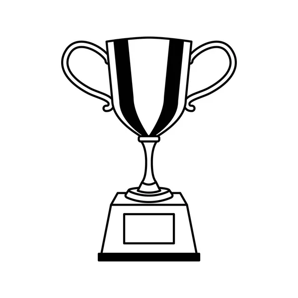 Trofeo premio icono aislado — Archivo Imágenes Vectoriales