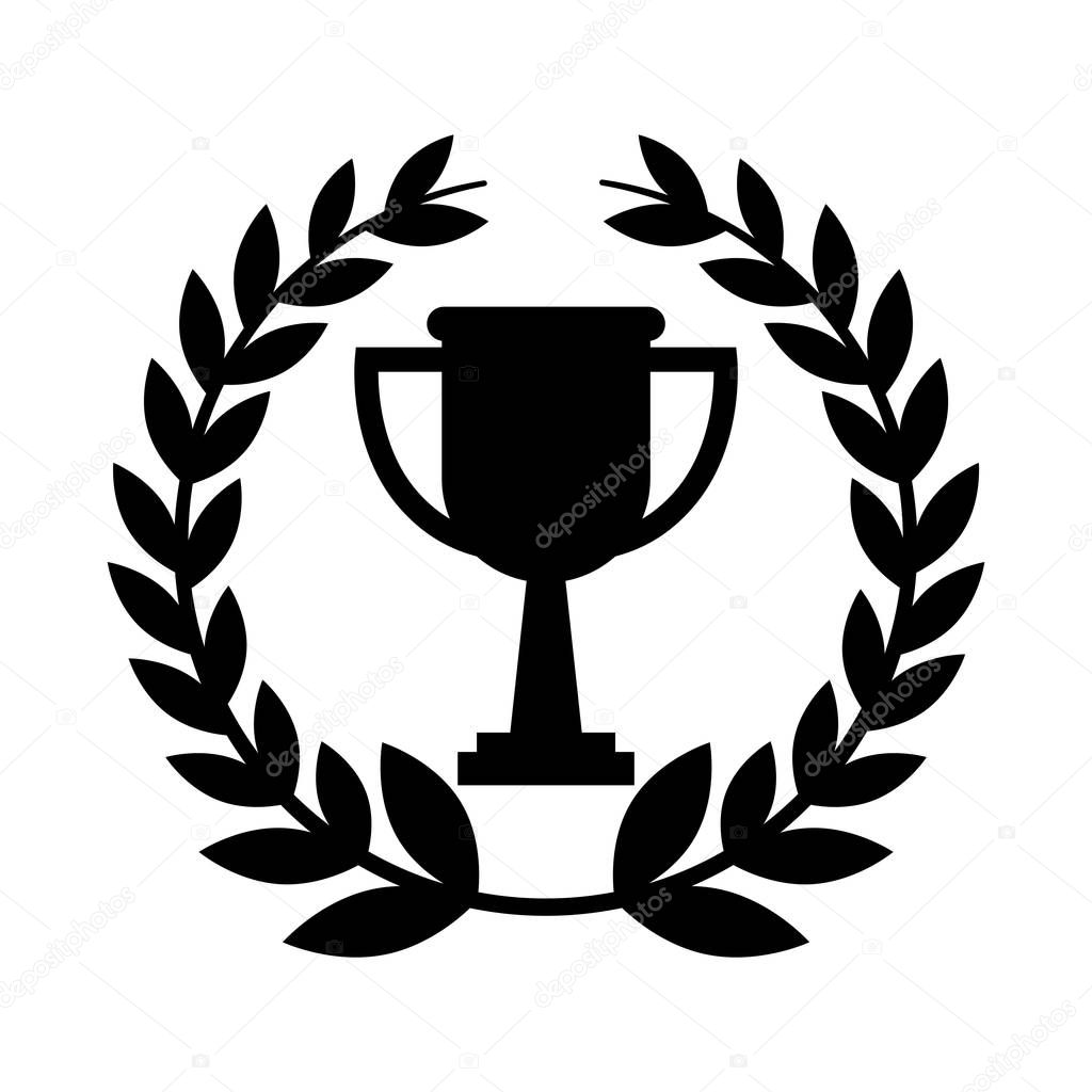 trophy award isolated icon
