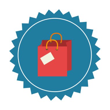 alışveriş çantası izole simgesi