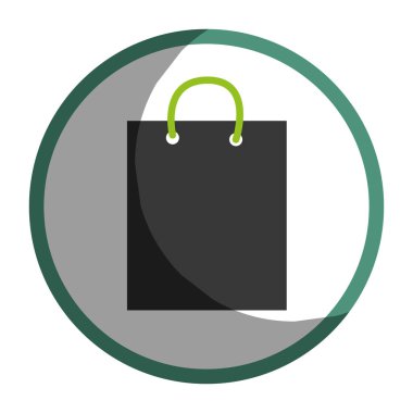 alışveriş çantası izole simgesi