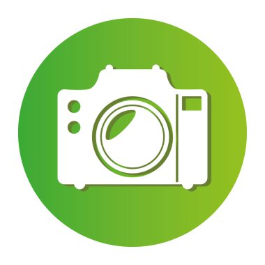 kamera fotoğraf izole simgesi