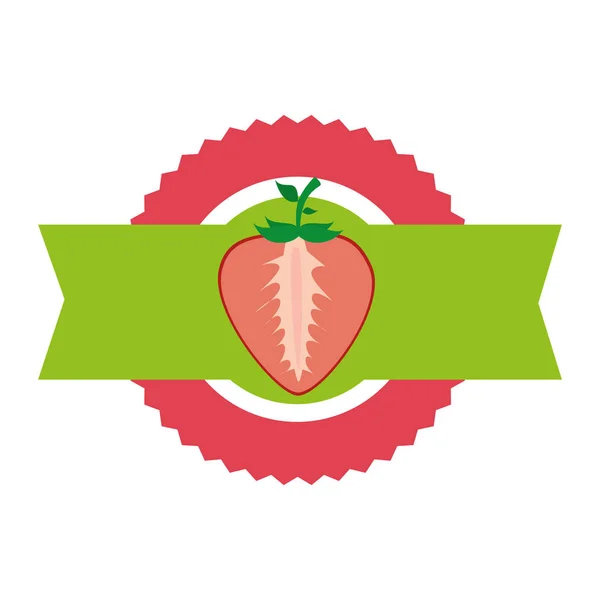 Sello del producto de fruta fresca — Archivo Imágenes Vectoriales