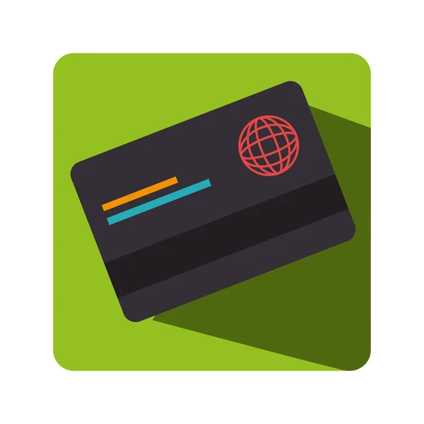 Credit card money icon — Stock Vector