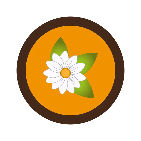 Sweet bloem geïsoleerde pictogram — Stockvector
