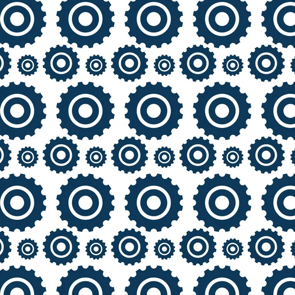 Geïsoleerde symbool van het patroon van Gears-machine — Stockvector