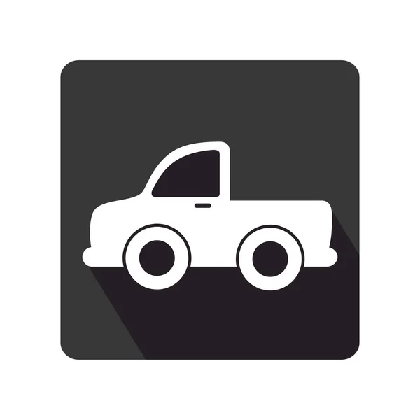 Car vehicle isolated icon — Stock Vector
