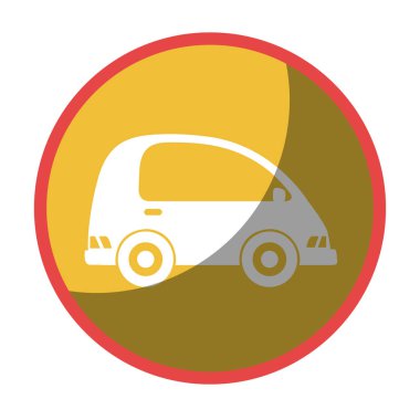 Araba sedan araç simgesini