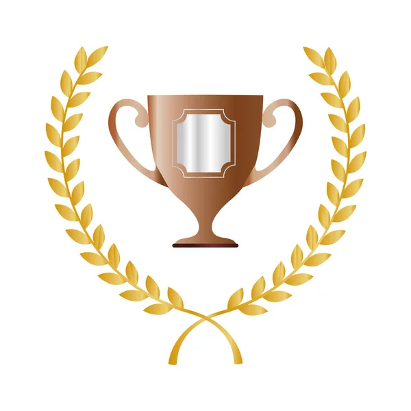 Trophy vinnare isolerade ikonen — Stock vektor