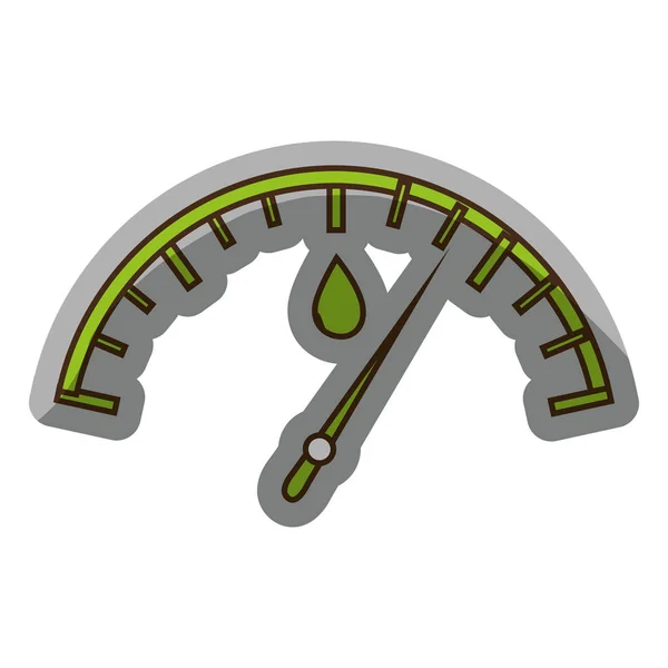 Servicio de estación combustible aislado icono — Vector de stock