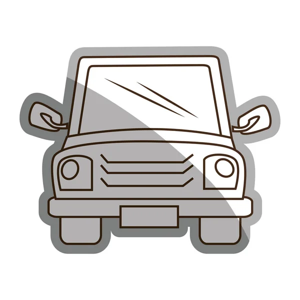 Coche sedán vehicle icon — Vector de stock