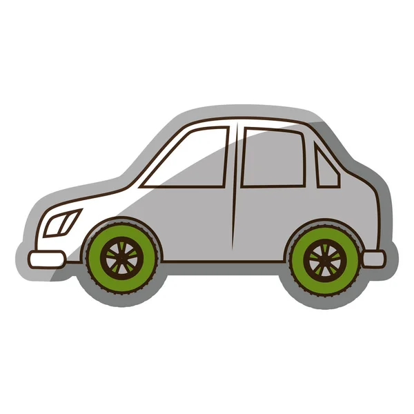 Coche sedán vehicle icon — Vector de stock