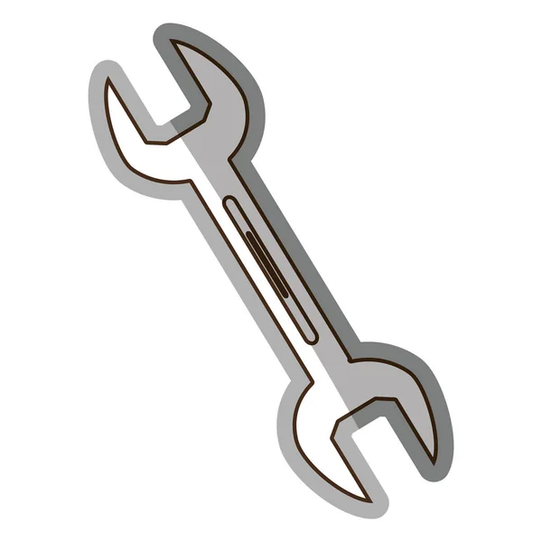 Izolované ikona klíče nástroje — Stockový vektor