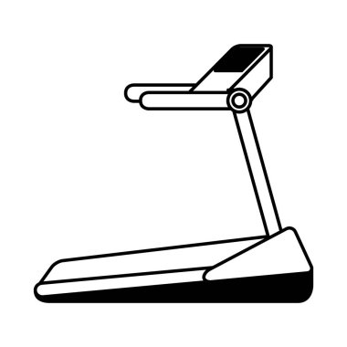 Spor salonu koşu bandı makine simgesi