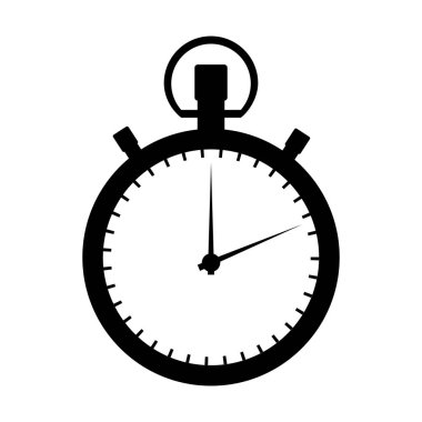 Chronometre izlemek izole simgesi