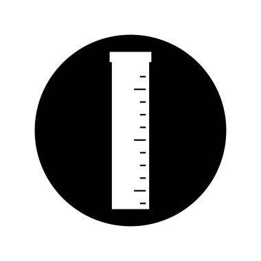 mezura izole simgesi