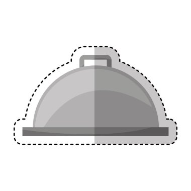 tepsi sunucu izole kutsal kişilerin resmi