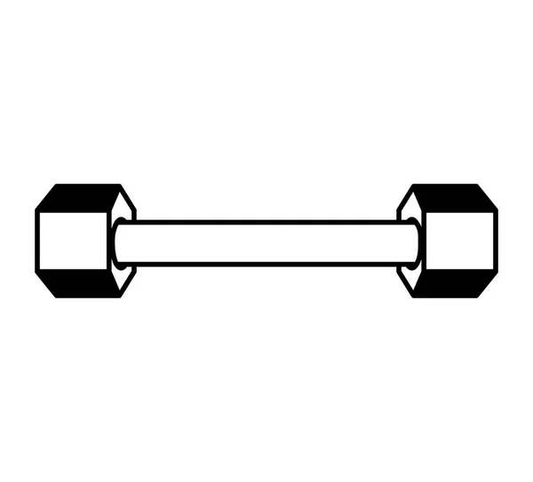 Icône d'équipement de levage de poids — Image vectorielle