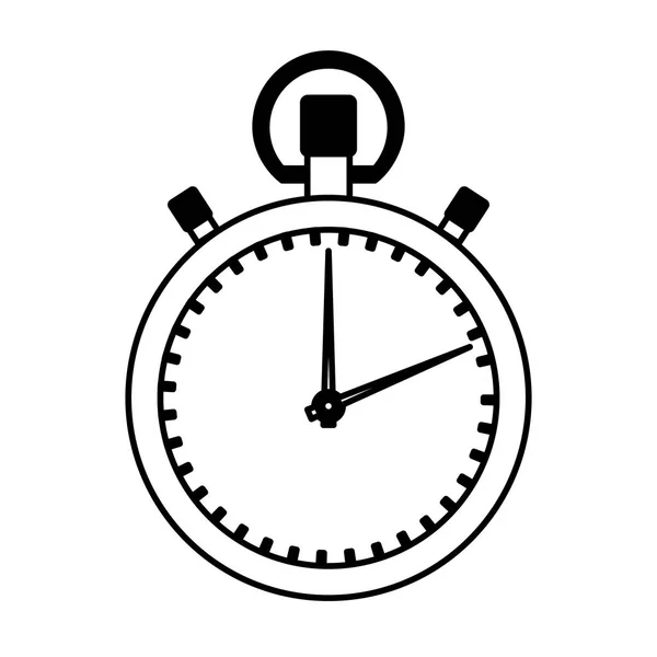 Cronômetro relógio ícone isolado — Vetor de Stock