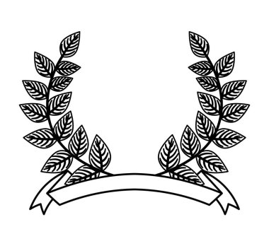 çelenk taç amblemi yapraklar