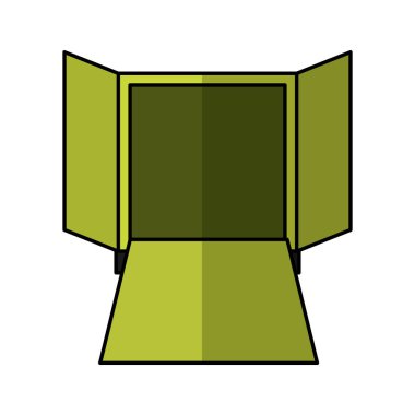 Teslimat kamyon arka kapı