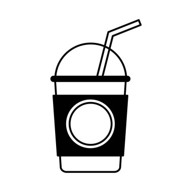 kahve cam içki izole kutsal kişilerin resmi