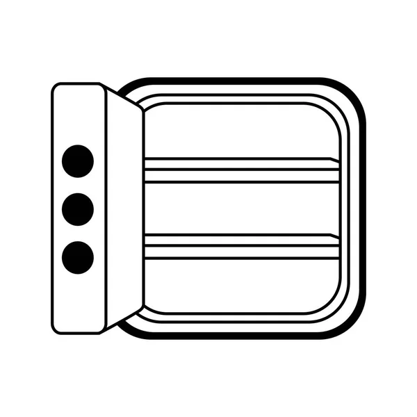 Caja fuerte icono aislado — Archivo Imágenes Vectoriales