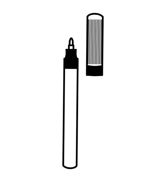 Marker school aanbod pictogram — Stockvector